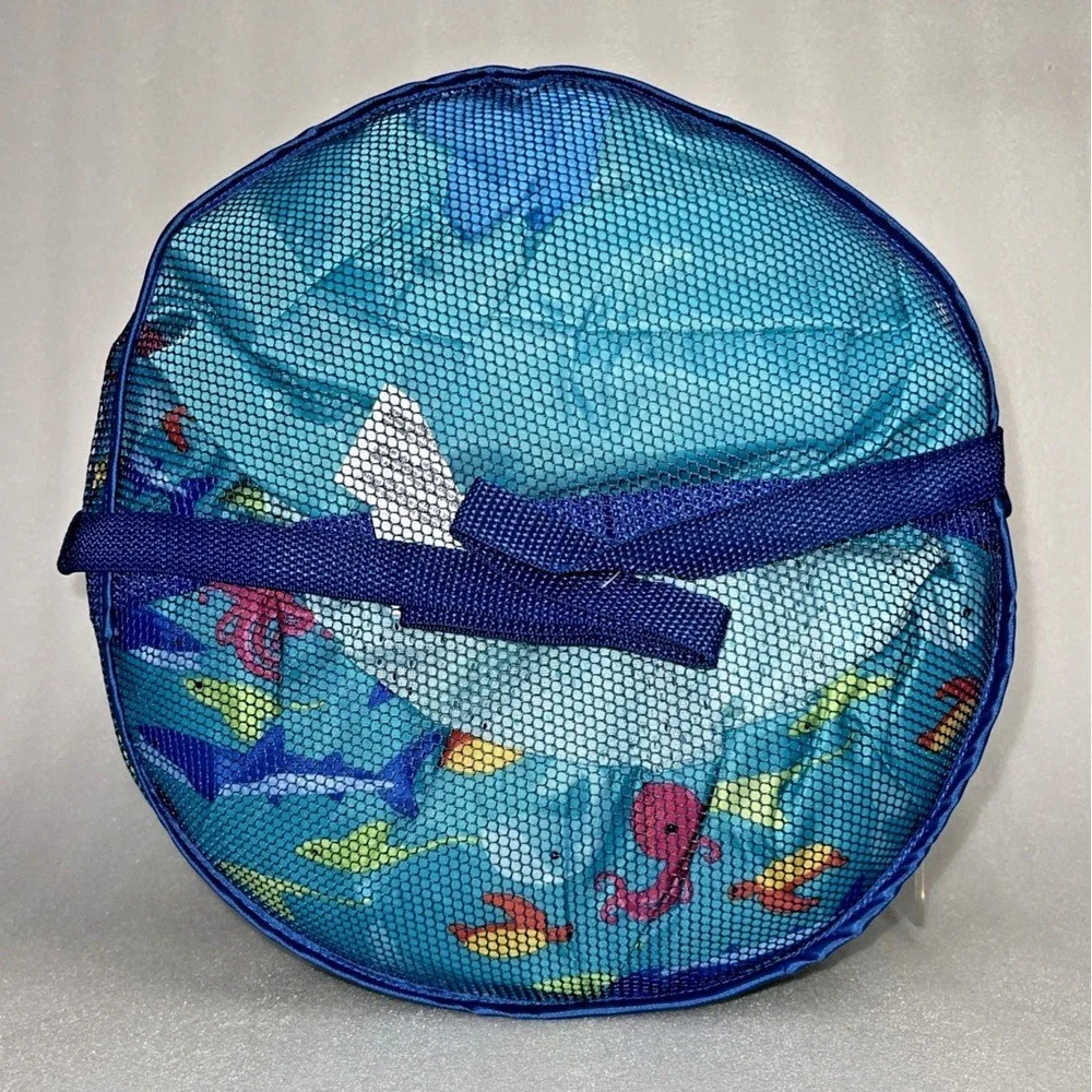 Swimways Premium Infant Baby SpringFloat Adjustable Sun Canopy Green & Blue 3+M‎
